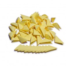 Трикутні модулі для модульного орігамі, жовтий (пастельний), 1/32 А4 (3,7 х 5,2 см), 100шт., 80г/м2 /OP-324/ 102324 - TM VAOSTUDIO