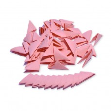 Трикутні модулі для модульного орігамі, рожевий, 1/32 А4 (3,7 х 5,2 см), 100шт., 80г/м2 /OP-362/ 102362 - TM VAOSTUDIO