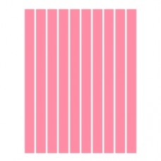 Набір смужок паперу для квілінгу, 1 колір (рожевий неон), 1,5х295 мм, 160 г/м2, 100 шт. /QP-160-69-01/ 105069 - TM VAOSTUDIO
